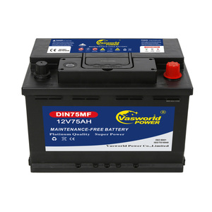 Batería de Coche de 12v 75ah DIN75MF Libre de Mantenimiento para Arranque de Automóviles - Product Image 3