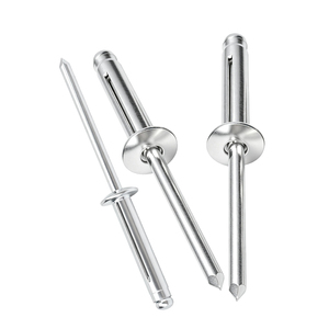 Rivets aveugles fendus en aluminium, norme nationale, M3.2-M4.8, 100 pièces, résistants à la corrosion, fixation de type lanterne, structure ODM/OEM - Product Image 1