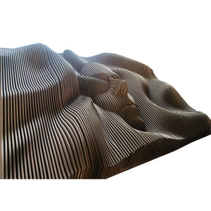 MDF tallado 3D diseño de pared paramétrico cara pared arte Panel decorativo tallado paneles de pared <span class=keywords><strong>para</strong></span> decoración del hogar - Product Image 1