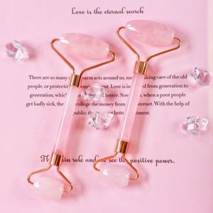 Rouleau <span class=keywords><strong>de</strong></span> <span class=keywords><strong>jade</strong></span> naturel <span class=keywords><strong>pierre</strong></span> <span class=keywords><strong>de</strong></span> gua sha anti visage serrer le massage du vieillissement ensemble <span class=keywords><strong>de</strong></span> rouleaux <span class=keywords><strong>de</strong></span> <span class=keywords><strong>jade</strong></span> en quartz rose - Product Image 4