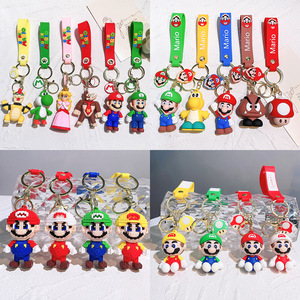ZY2399C Juego <span class=keywords><strong>Mario</strong></span> <span class=keywords><strong>Bros</strong></span> Luigi Muñecos de Personajes de Dibujos Animados <span class=keywords><strong>Mario</strong></span> Pvc Llavero Personalizado 3D Kawaii <span class=keywords><strong>Mario</strong></span> Llavero de Silicona - Product Image 2