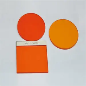 Cb535 Gg530 Oranje Glazen Schijven Optische 535nm Longpass Filter