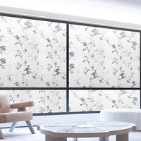 Film de confidentialité statique en PVC pour fenêtre, surface givrée, sans colle, isolation thermique, protection UV pour vitres de salon (vente en gros)