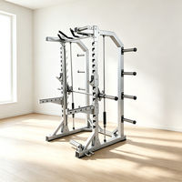 Rack de musculation multifonctionnel Smith Machine, équipement de fitness commercial pour salle de sport, avec certification CE ISO9001, fourni directement par l'usine