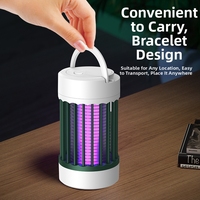 Nouvelle lampe anti-moustiques LED rechargeable, tue-insectes électrique portable, attrape-mouches, lutte antiparasitaire