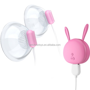 Ventouses transparentes sans danger pour la peau Jouets pour mamelons Masseur de sein 10 vitesses Rechargeable Femmes Vibrateur Sex Toys - Product Image 1