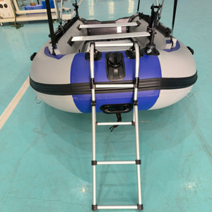 Gommone Gonfiabile in PVC da 3,6m 3,8m Barca da Pesca Portatile / Tender per 4-6 Persone per Navigazione su Lago, Fiume e Mare Aperto - Product Image 2