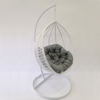 Chaise pivotante de chien en osier blanc, fauteuil suspendu, prix d'usine chinois, offre spéciale, 2021