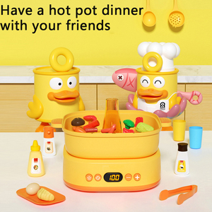 Jouets de cuisine pour enfants, jeu de simulation de cuisson au fondue, jeux de rôle éducatifs pour la maison de jeu - Product Image 3