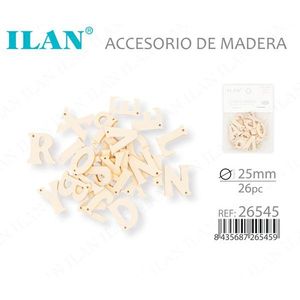ILAN Lettere in Legno 25mm 26 Pezzi Accessorio per Artigianato - Product Image 3
