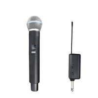 Nouveau microphone universel sans fil UHF à 2 canaux avec récepteur, prix super bas, vente directe d'usine, service OEM