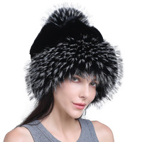Chapeau bob en fausse fourrure, style pêcheur, chaud et doux, avec protection pour les oreilles et pompon, idéal pour l'hiver