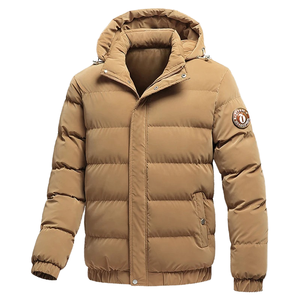 Parka con Capucha para Hombre, Invierno 2025, Chaqueta Gruesa Cortavientos, Transpirable, Ecológica, Informal - Product Image 1