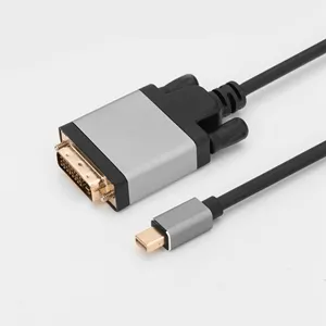 Cable Mini DisplayPort macho a DVI macho, compatible con resolución de vídeo de 1,2 v y 1,1 v 4k * 2k
