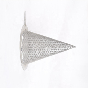 Nouveau filtre <span class=keywords><strong>conique</strong></span> temporaire en acier inoxydable, filtre à liquide en métal, composants du noyau du filtre - Product Image 2