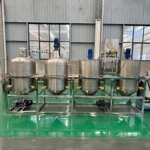 Nuevo Equipo Comercial Automático para Refinación de Aceite de Almendras con Desgomificación, Desacidificación, Decoloración y Motor de Acero Inoxidable - Product Image 1