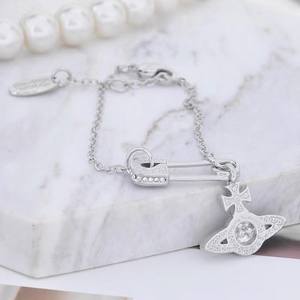 Brazalete VVN Empress <span class=keywords><strong>Vivienne</strong></span> Nueva Colección Saturno con Cristales para Damas - Elegante Diseño de Meteoro, Accesorio de Moda - Product Image 4