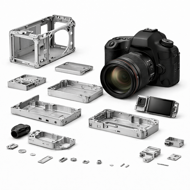 Customized High Density Reliable Precision Aluminum Camera Enclosure Die Casting Parts for Camera
