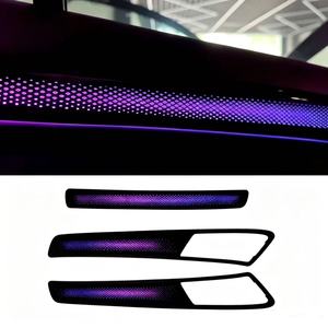 Kit d'éclairage d'ambiance automobile 64 couleurs pour Volkswagen <span class=keywords><strong>Golf</strong></span> <span class=keywords><strong>7</strong></span> MK7 2014-2021 LHD/RHD, éclairage LED synchronisé arc-en-ciel - Product Image 1