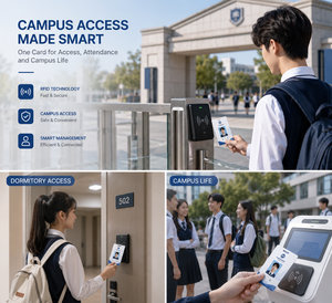 บัตรประจำตัวนักเรียน RFID แบบกำหนดเองสำหรับการควบคุมการเข้าออกในมหาวิทยาลัยและการจัดการโรงเรียนอัจฉริยะ - Product Image 2