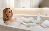 Masseur à jets d'eau portable pour bain, système de spa puissant pour baignoire avec installation facile pour la relaxation à domicile et l'hydrothérapie