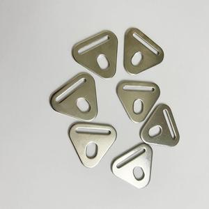 Boucles triangulaires en acier inoxydable pour points de tension de tente, pièces triangulaires renforcées pour poteaux de support de tente - Product Image 1
