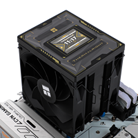 Refroidisseur d'air pour processeur Thermalright Burst Assassin 120 VISION avec écran numérique, ventilateur PWM 120 mm, refroidisseur d'air pour processeur ARGB pour PC de jeu