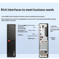 Ordinateur de bureau haute performance Lenovo ThinkCentre K70 Quad Core, Intel I3-14100, 8 Go/16 Go de RAM, 256 Go/512 Go SSD, prise US, neuf