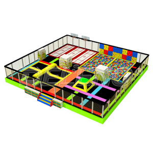 Trẻ em chuyên nghiệp trong nhà thiết bị sân chơi Trampoline thiết bị công viên bọt hồ bơi để bán - Product Image 5