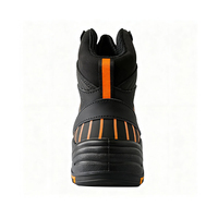 Bottes de sécurité industrielles imperméables en cuir Litai avec embout en acier, semelle composite antidérapante, protection contre les risques électriques et antistatiques