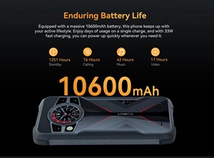 Teléfono Resistente CUBOT Fashion Design KINGKONG 9 12+256GB, Pantalla FHD+ de 6.583 Pulgadas, 1080*2408, 120Hz, Cámara Trasera de 100MP, G99, 10600mAh, Android - Product Image 5