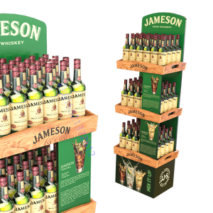 耐久性に優れたアクリルウイスキーボトルディスプレイで