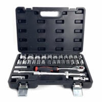 Vente en gros 32 jeux d'outils d'atelier pour clés à douilles Boîte à outils automobile