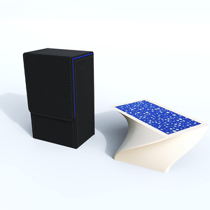 Caja de Cartas del Tarot con Cierre Magnético Interior Azul Premium, Estuche para Cartas del Tarot Negro, Compatible con Cartas del Tarot Estándar y Mazo de Cartas - Product Image 6