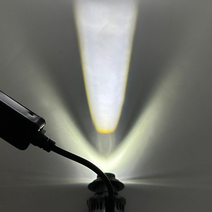 ไฟเลนส์ ADT สำหรับรถยนต์ ไฟตัดหมอกแบบ LED หลอดไฟหน้าแบบเลเซอร์ หลอดไฟหน้า H7 H1 9005 9006 6000k หลอดไฟหน้าแบบ LED เลเซอร์กันน้ำ - Product Image 6