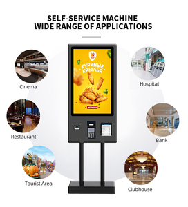 Các Mẫu Hàng 2022 Thiết Bị Đầu Cuối Thanh Toán Tự Phục Vụ 32 Inch Gắn Tường Kiosk Với Máy Quét Máy <span class=keywords><strong>In</strong></span> Để Phục Vụ Ăn Uống - Product Image 5