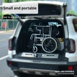 Vente en gros de fauteuils roulants manuels légers et pliables, scooters portables pour personnes âgées, fauteuils roulants pour toilettes d'hôpital, fabricant - Product Image 5