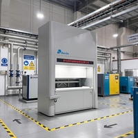Système de rayonnage d'entrepôt en acier, module de levage vertical, équipement de stockage automatisé avec une capacité de 1000 kg