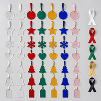 Personalisierter Acryl-Weihnachtsschmuck mit Eigenem Logo, Hängende Dekoration, Weihnachtsparty-Geschenk, Großhandel