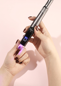 Taşınabilir Mini 2-in-1 şarj edilebilir 35000rpm tırnak matkap için kablosuz tasarım modeli Bit pedikür ve oje Salon ev kullanımı için - Product Image 4