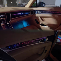 Kit d'éclairage intérieur LED dynamique et coloré style ciel étoilé pour Porsche Panamera 2010-2016 970 971, mise à niveau de l'éclairage d'ambiance