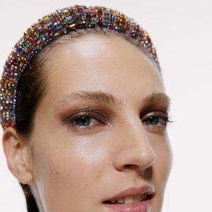 Estilo barroco, la hebilla de oro de esponja de tela diadema de diamantes de moda tendencia diadema cabeza banda de diamantes - Product Image 2