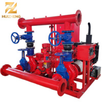 Ensemble de pompe incendie à aspiration axiale 37 kW 350 GPM 100 PSI certifié CE automatique pour système d'extinction d'incendie de garage souterrain