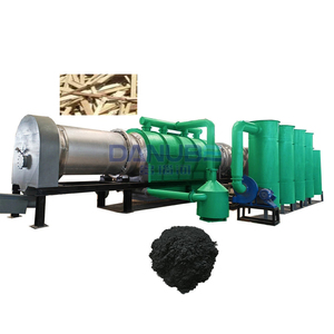 Horno de Tambor Continuo Automático Ecológico y sin Humo, Horno de Biomasa para Producción de Biocarbón - Product Image 1