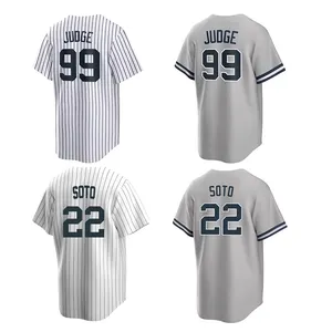 Factory Wholesale Cheap American Baseball Jersey 99 Aaron Judge Jersey 22 Juan Soto Jersey