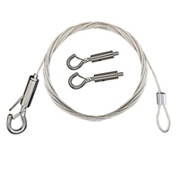 Kits de suspension multifonctionnels réglables de 1.5mm avec pince pour panneau led suspendu