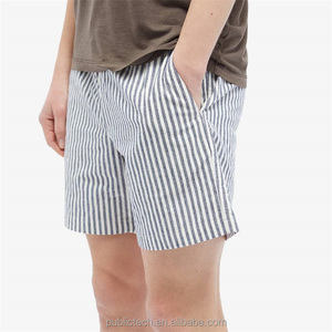 Short de jogging à rayures en coton pour hommes, Streetwear décontracté, été, personnalisé, avec cordon de serrage, vente en gros - Product Image 6