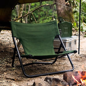 كرسي خارجي قابل للطي للمخيم كرسي تخييم محمول كرسي مقص خلفي كرسي شواء - Product Image 2