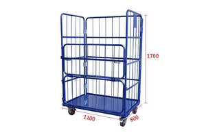 حاوية متحركة ذات طبقتين من Mracking بسعة تحمل 200 كجم، حاوية تخزين قابلة للتخصيص، عربة حاوية متحركة - Product Image 3