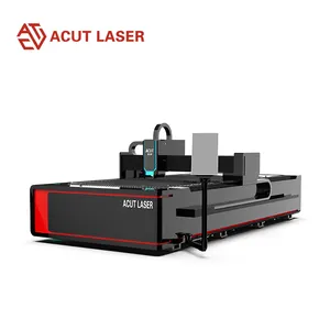 ACUT sıcak satış CNC paslanmaz sac metal fiber lazer kesim makinesi fiyat için Metal çelik alüminyum 2KW 3KW 4KW